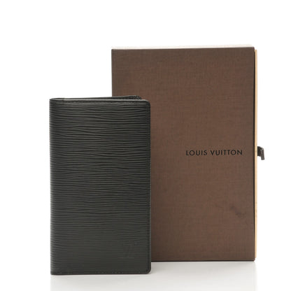 Louis Vuitton Epi Checkbook Cover Black 8 of 8