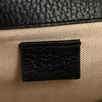 Gucci Pebbled Calfskin Small Dionysus Shoulder Bag Black 6 of 13