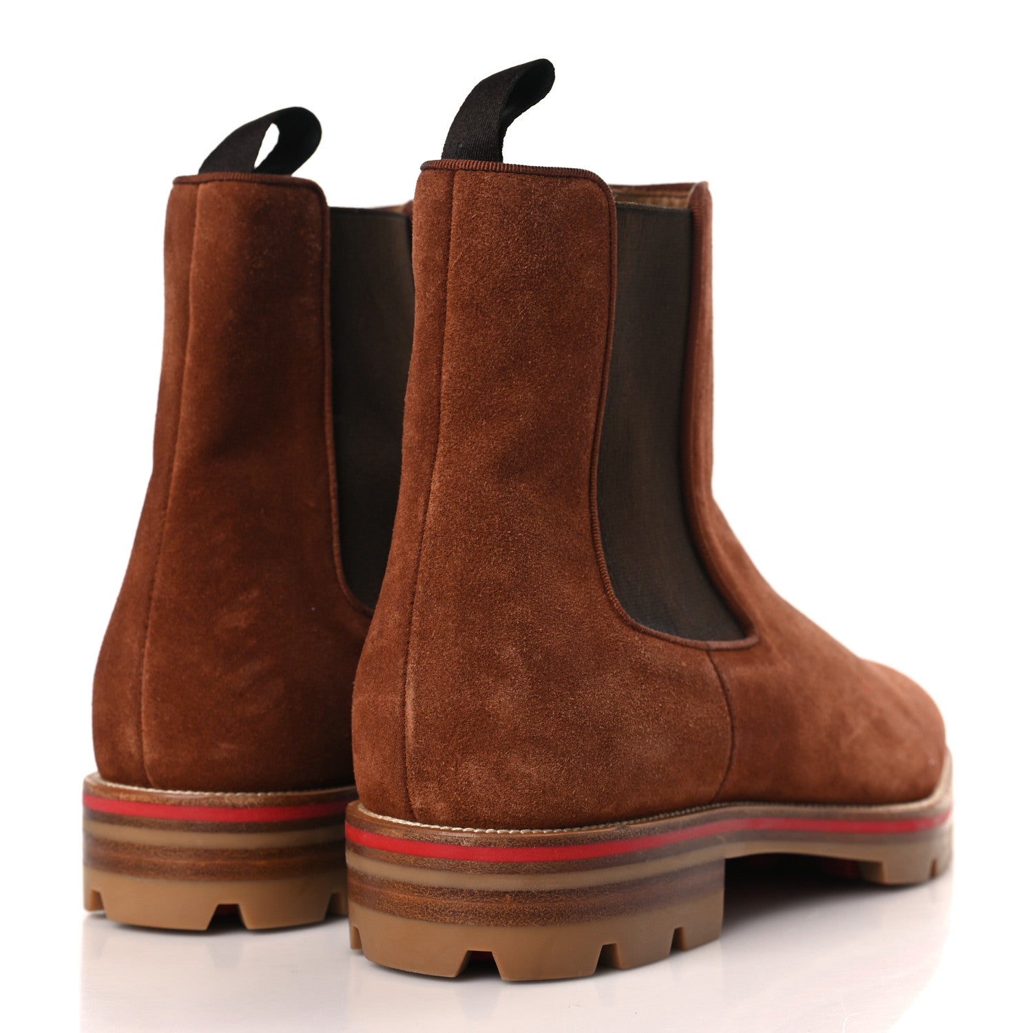Christian Louboutin Suede Mens Alpinono Flat Boots 43 Pur Sang 4 of 7