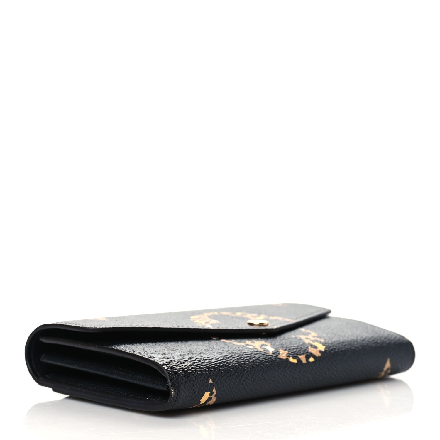 Louis Vuitton Monogram Giant Jungle Sarah Wallet Black 4 of 11