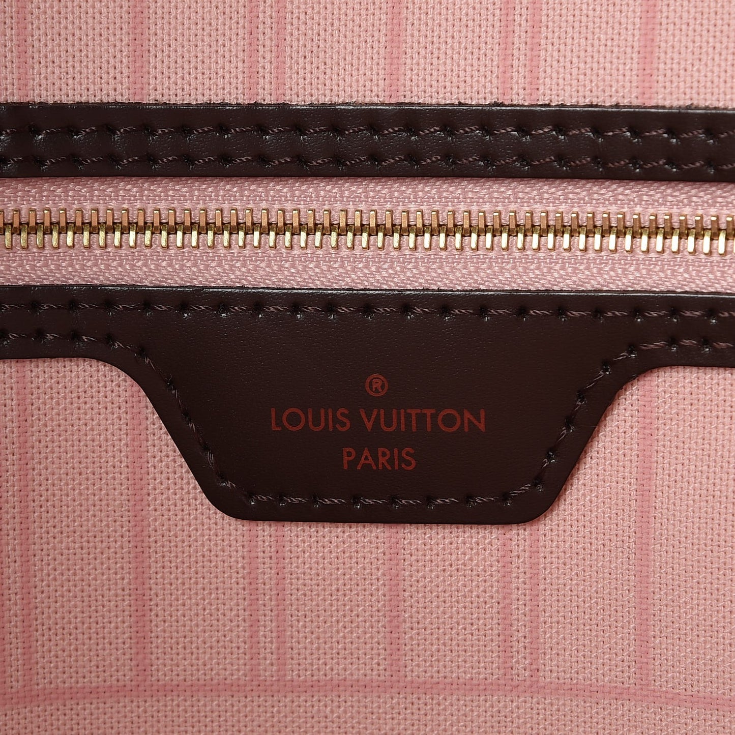 Damier Ebene Neo Neverfull MM Rose Ballerine