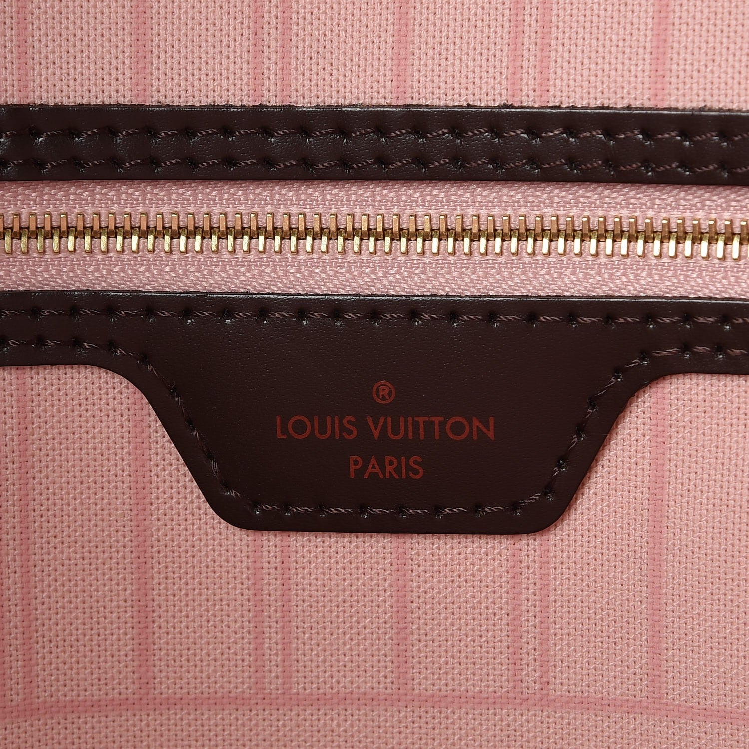 Louis Vuitton Damier Ebene Neo Neverfull MM Rose Ballerine 8 of 10
