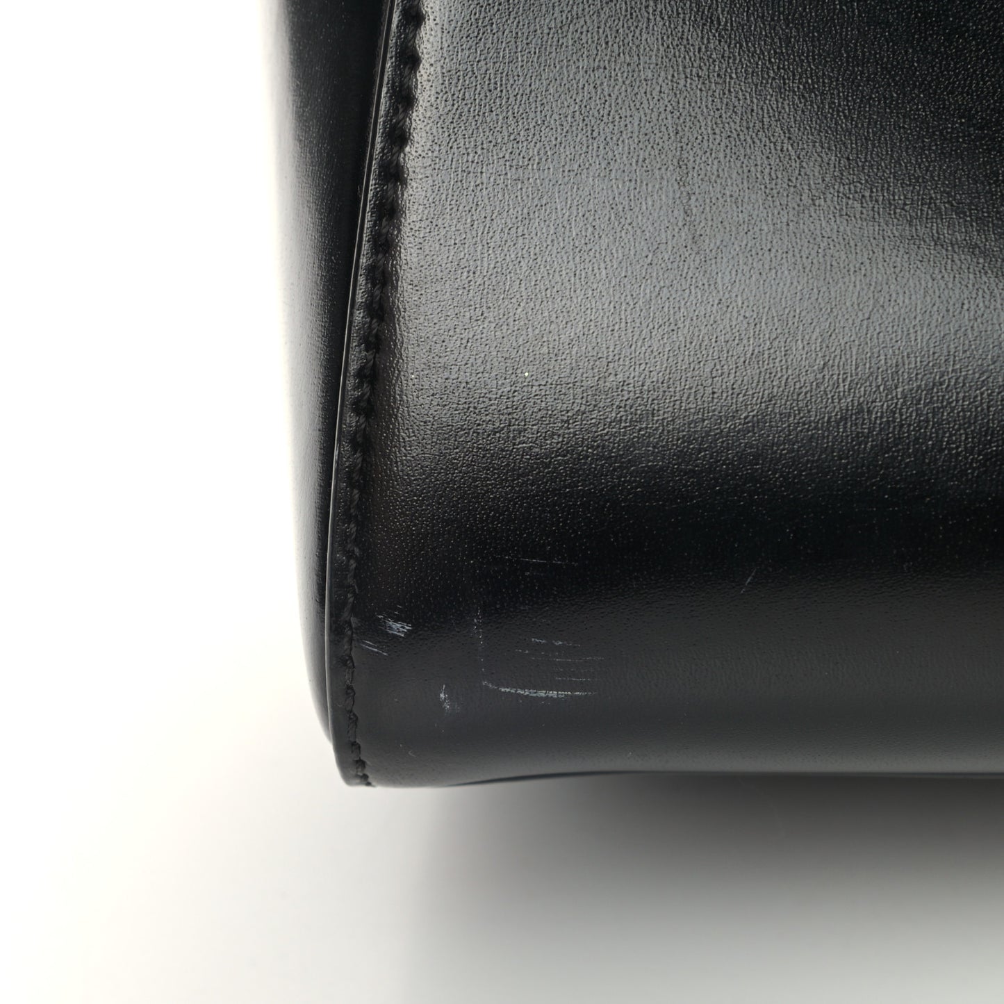 Shiny Lord Calfskin Small Antigona Black