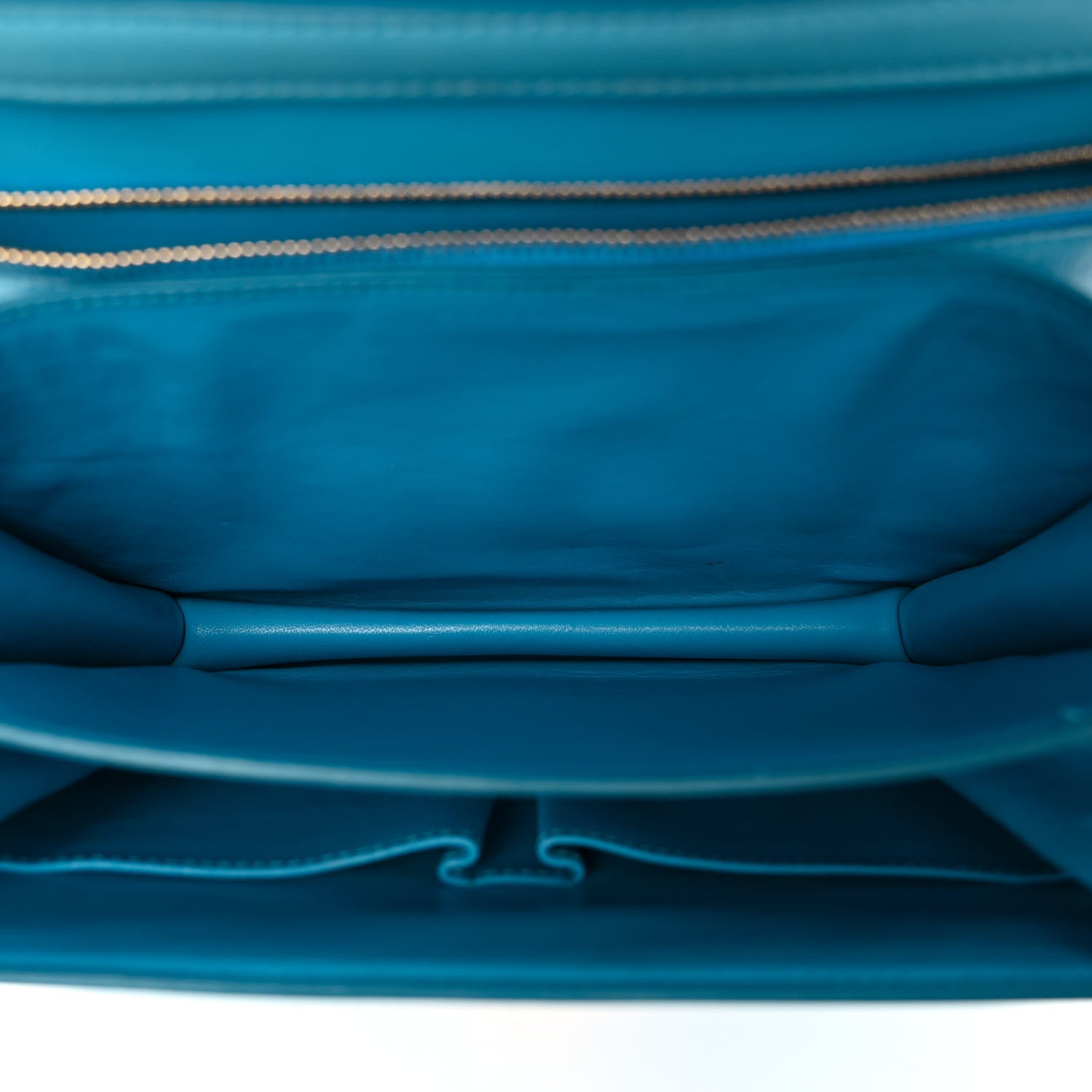 Celine Box Calfskin Medium Classic Box Flap Bag Blue 5 of 12