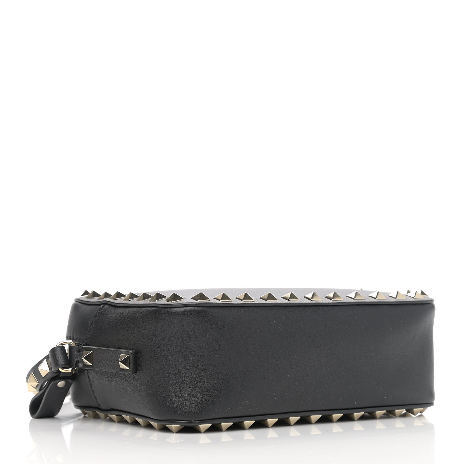 Valentino Garavani Calfskin Rockstud Camera Crossbody Bag Black 4 of 11