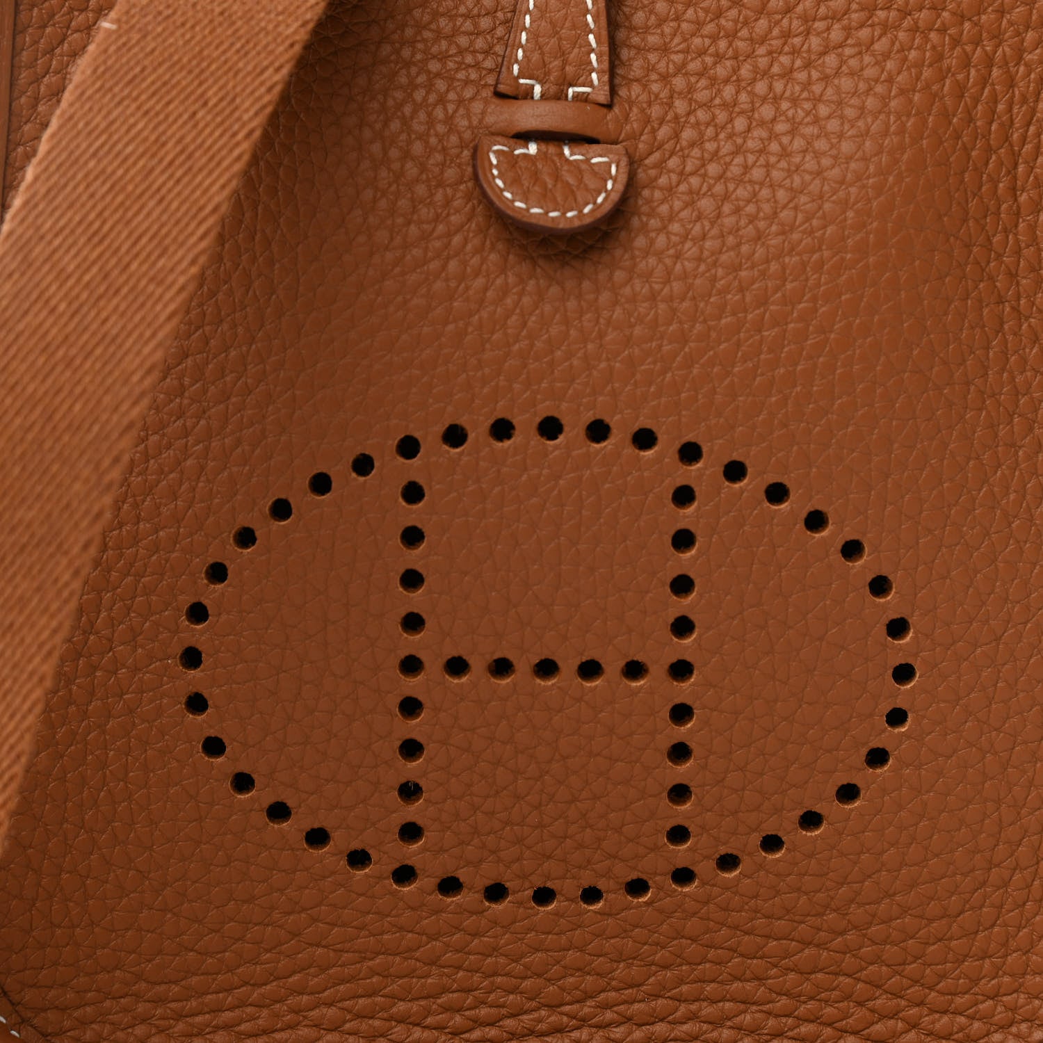 Hermes Taurillon Clemence Evelyne TPM Gold 8 of 11