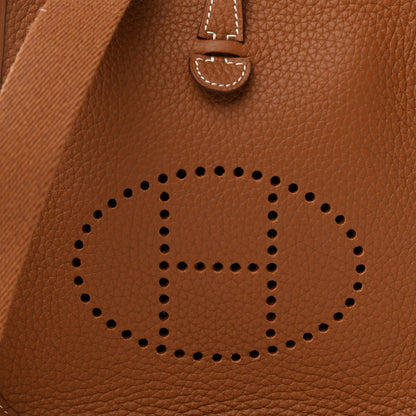 Hermes Taurillon Clemence Evelyne TPM Gold 8 of 11