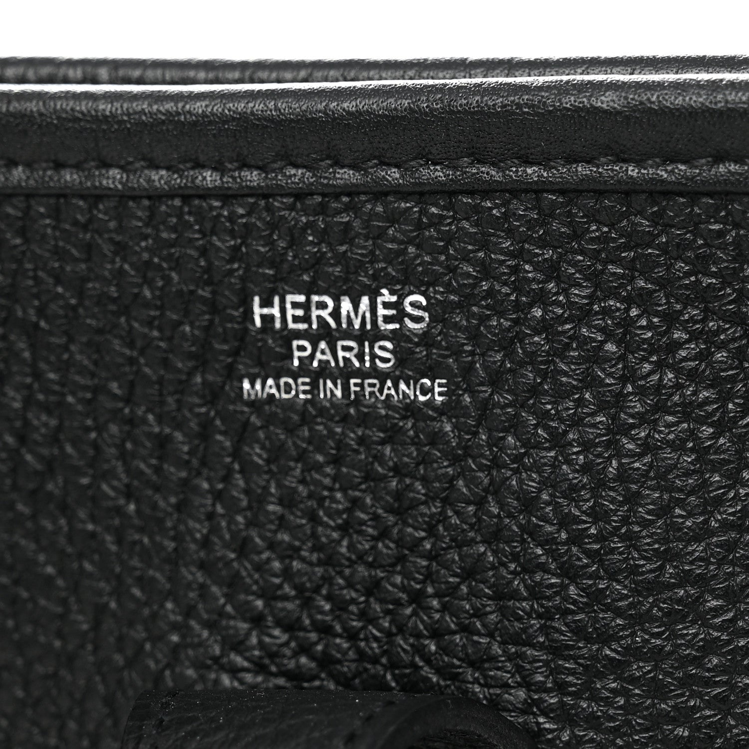 Hermes Taurillon Clemence EVELYNE III PM Black 6 of 10