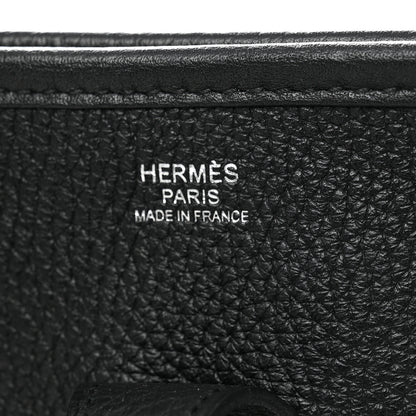 Hermes Taurillon Clemence EVELYNE III PM Black 6 of 10