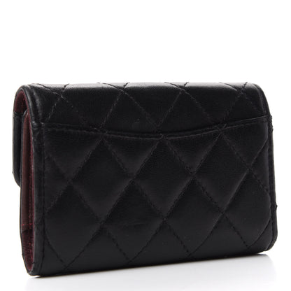 Chanel Lambskin Quilted 4 Key Holder Black 3 of 9