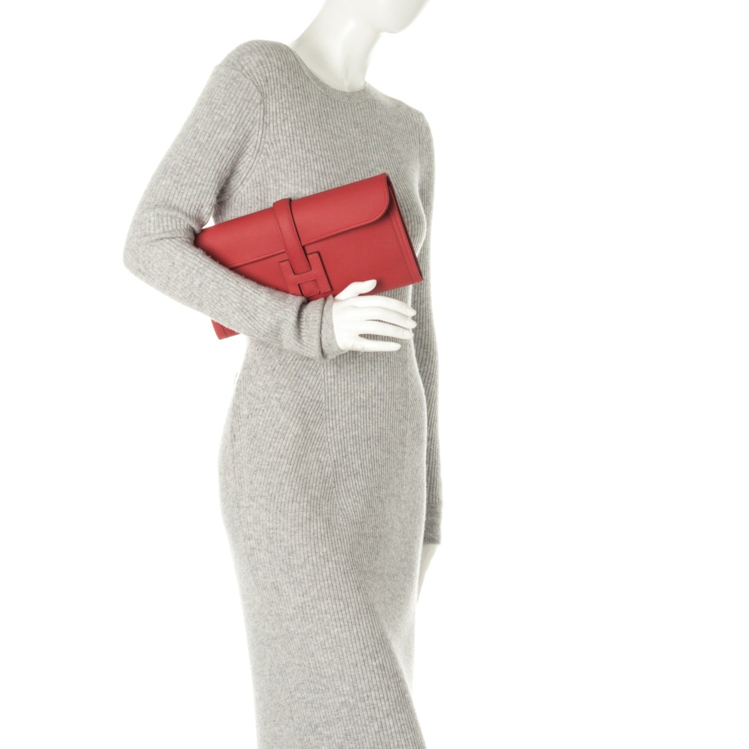 Hermes Swift Jige Elan 29 Clutch Vermillion 2 of 7