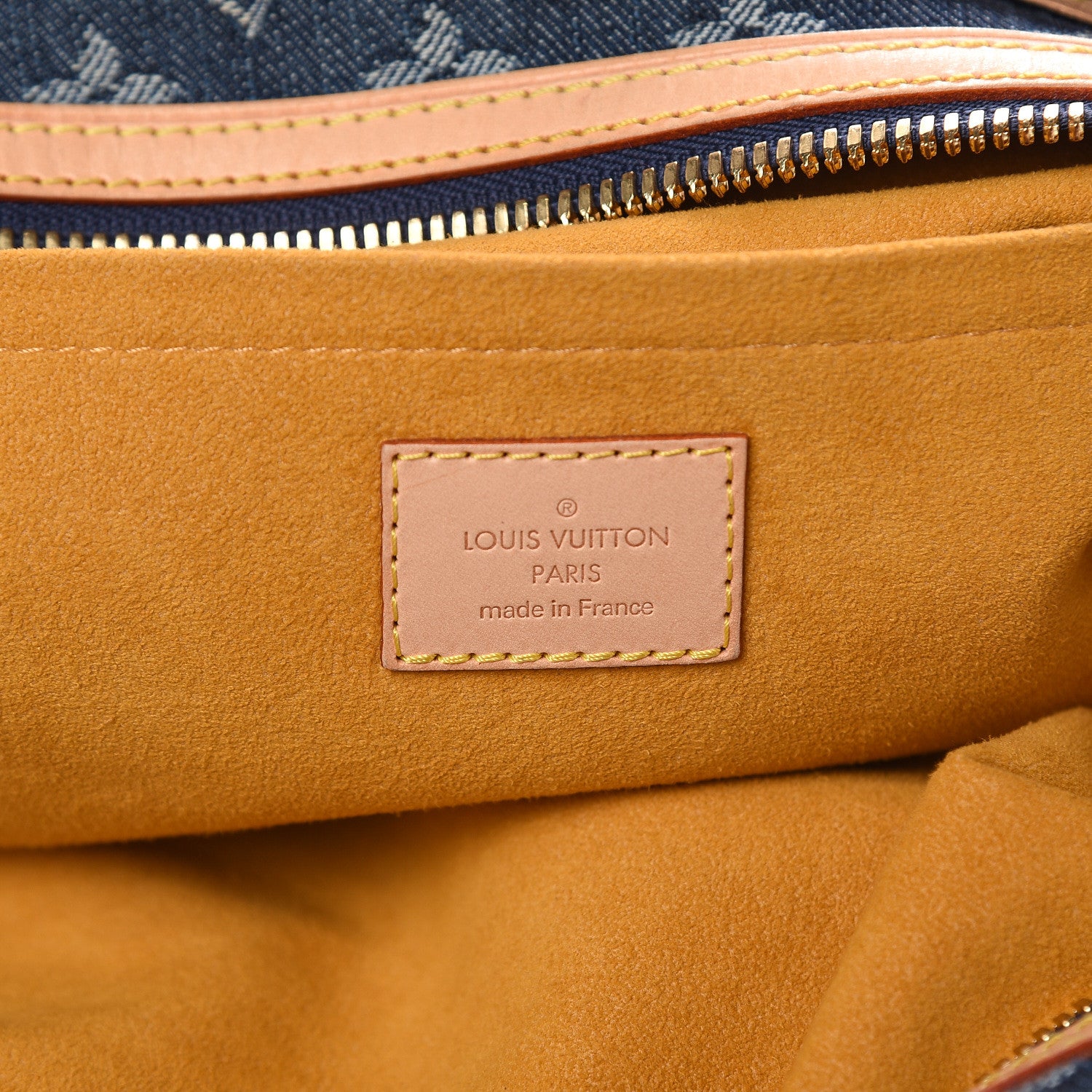 Louis Vuitton Denim Raye Cabas GM 6 of 17