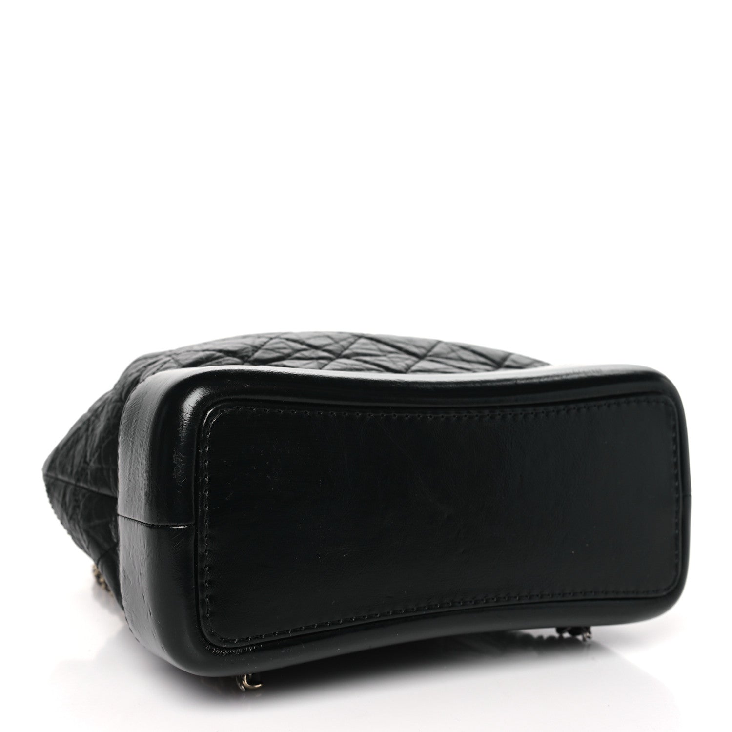 Chanel Aged Calfskin Quilted Small Gabrielle Backpack Black 4 of 10