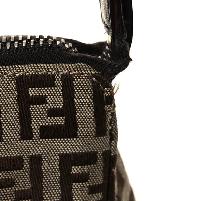 Fendi Zucchino Pochette Dark Brown 14 of 15