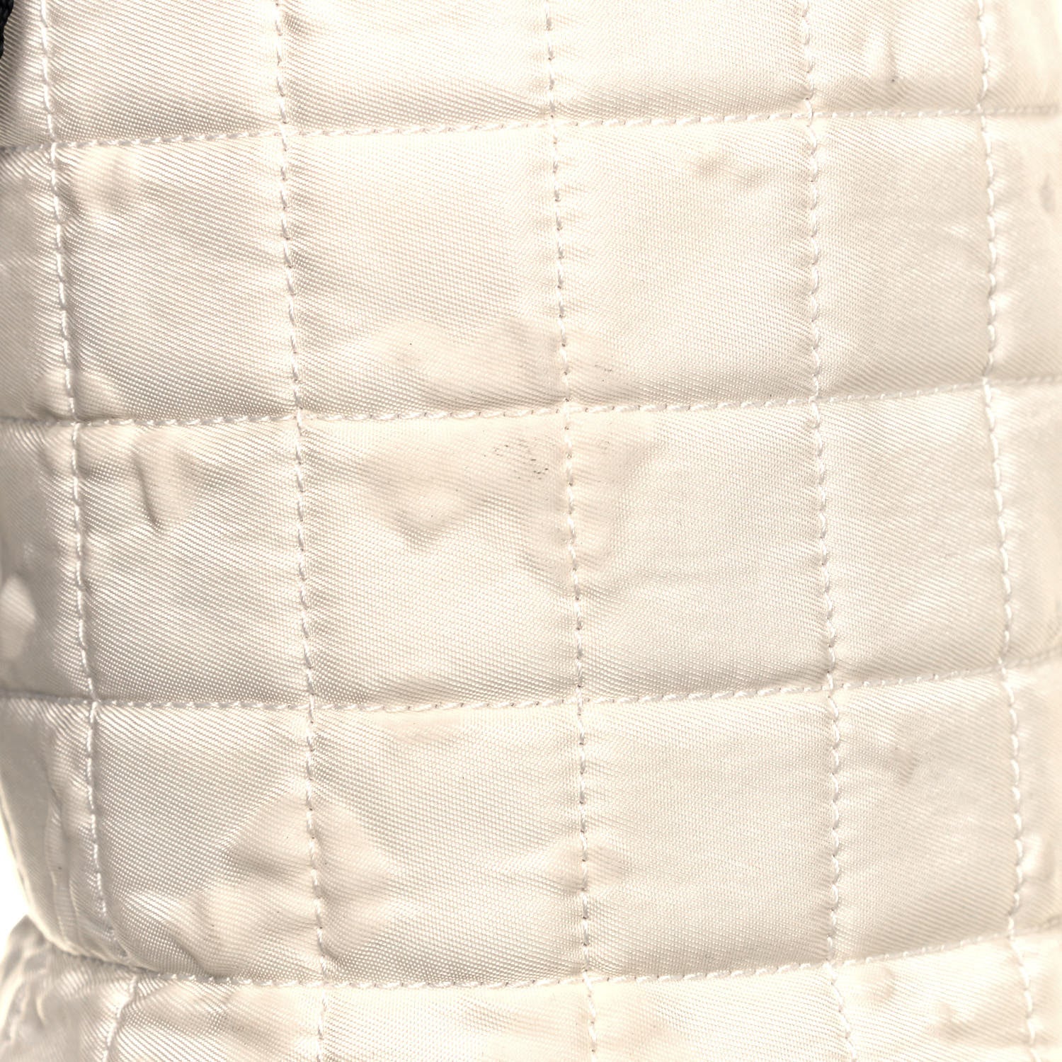 Chanel Nylon Quilted Sport Logo Crossbody Tote White 13 of 14
