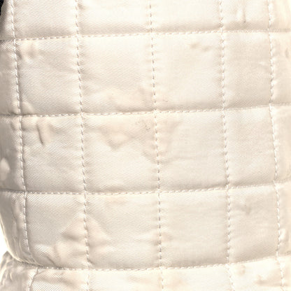 Chanel Nylon Quilted Sport Logo Crossbody Tote White 13 of 14