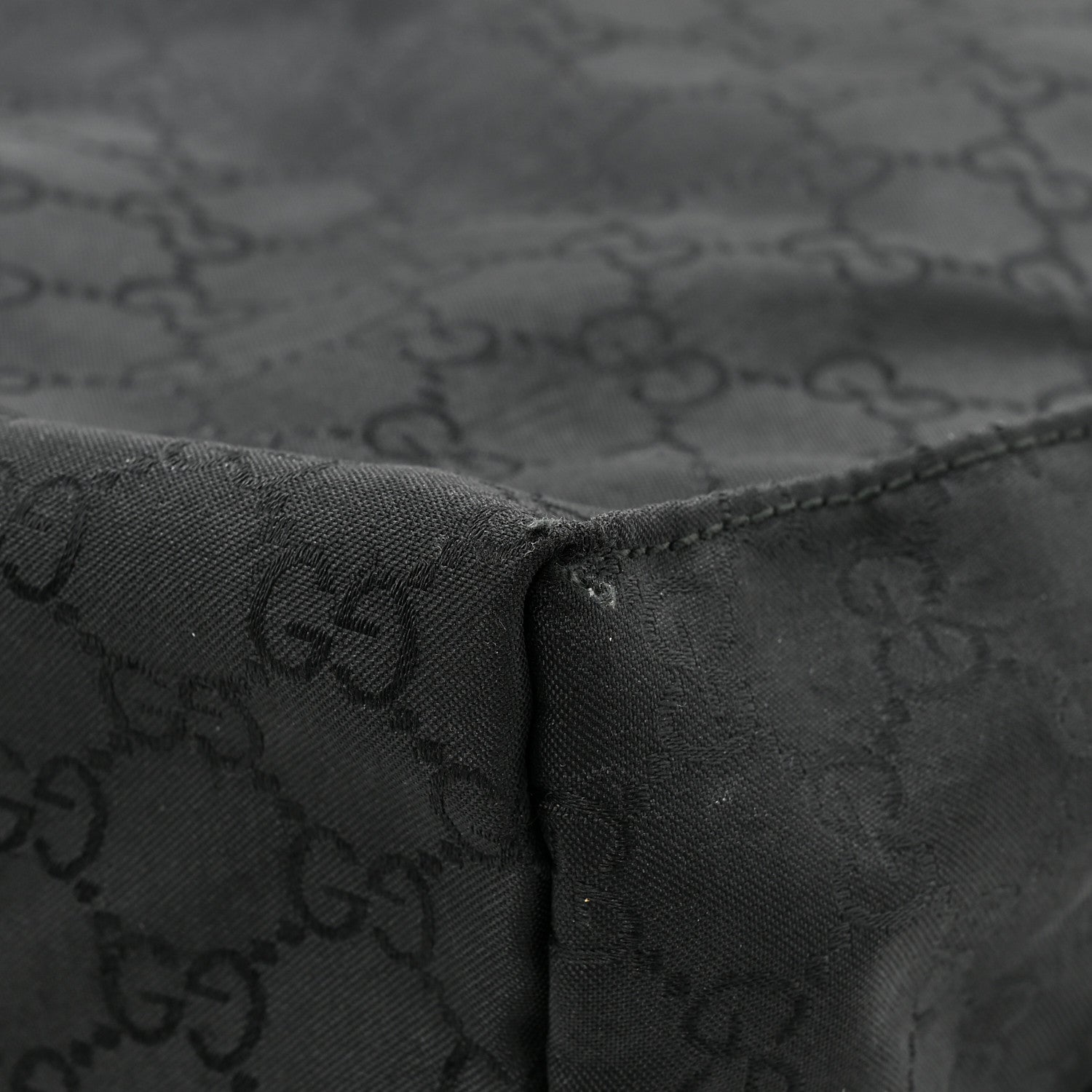 Gucci Nylon Monogram Vertical Tote Black 9 of 10