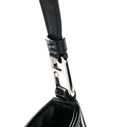 Prada Spazzolato Cleo Shoulder Bag Black 11 of 11