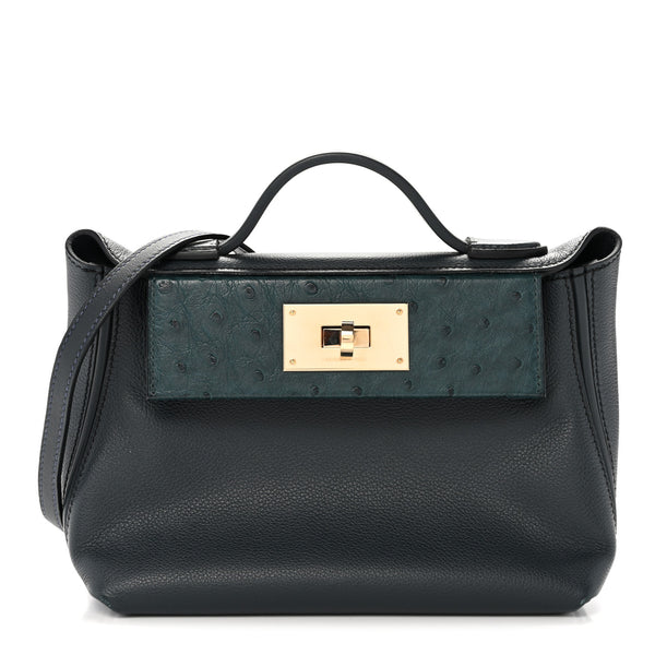 Hermes Evercolor Ostrich Touch 21 24/24 Vert Rousseau Vert Cypress