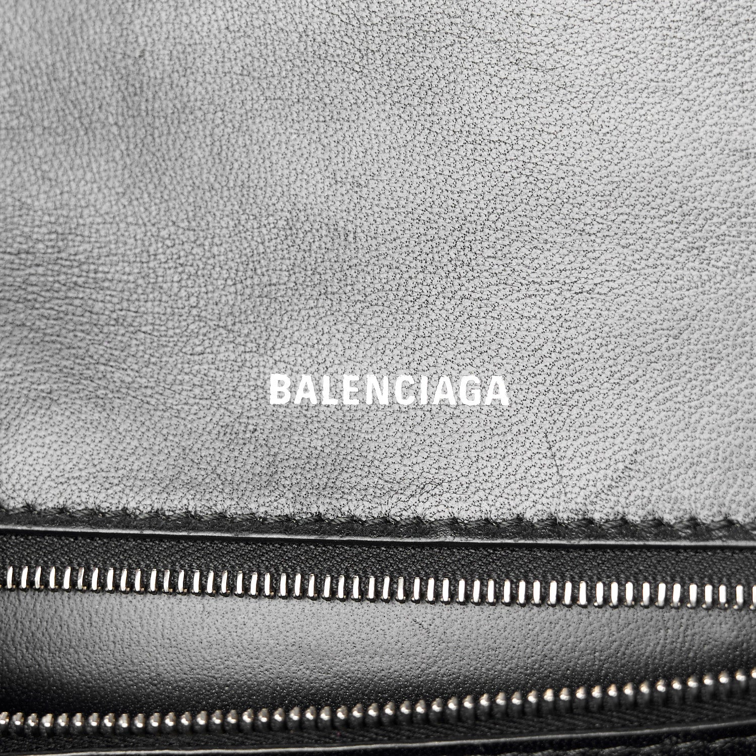 Balenciaga Grained Calfskin Small Hourglass Top Handle Bag Black 6 of 10