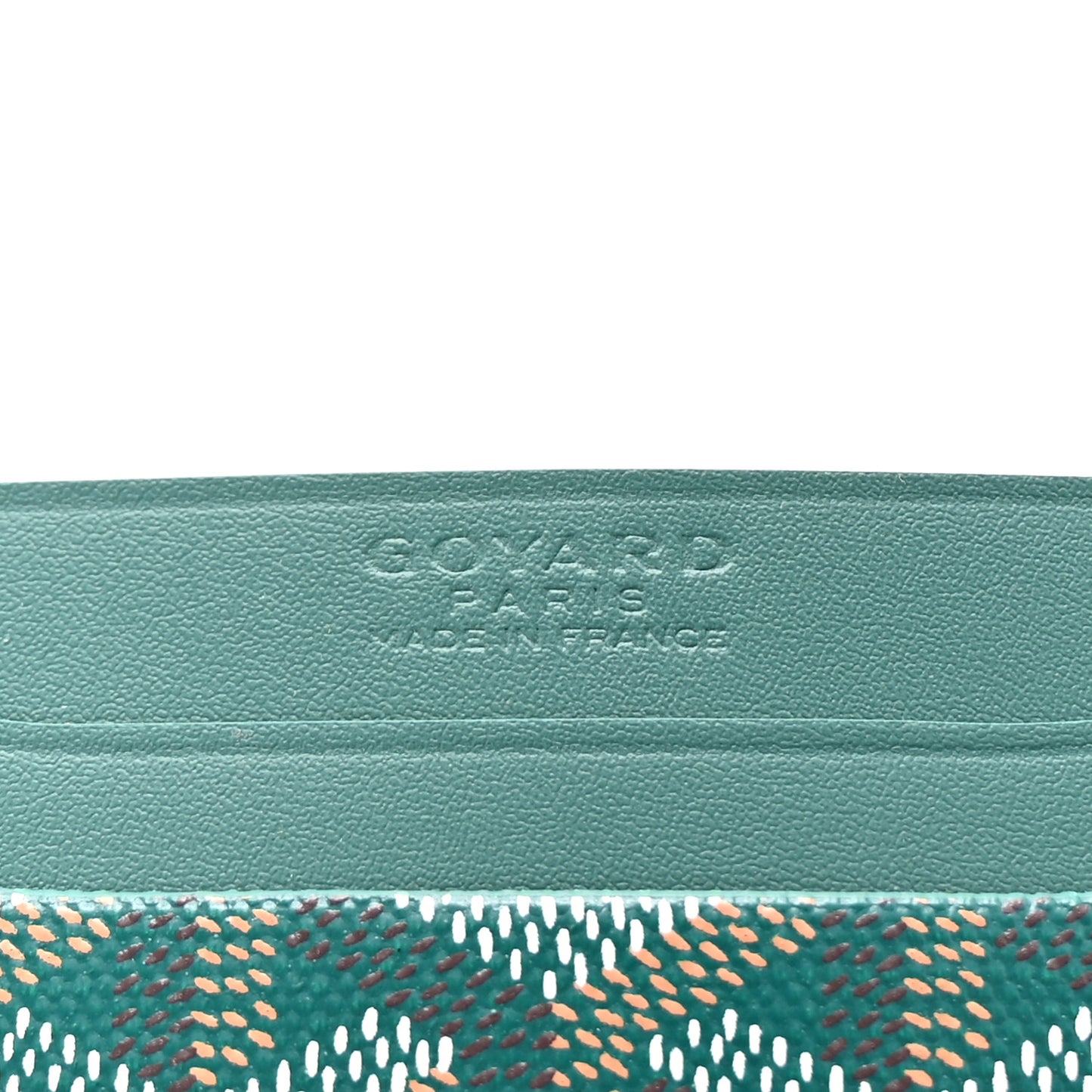 Goyardine Saint Sulpice Card Holder Green