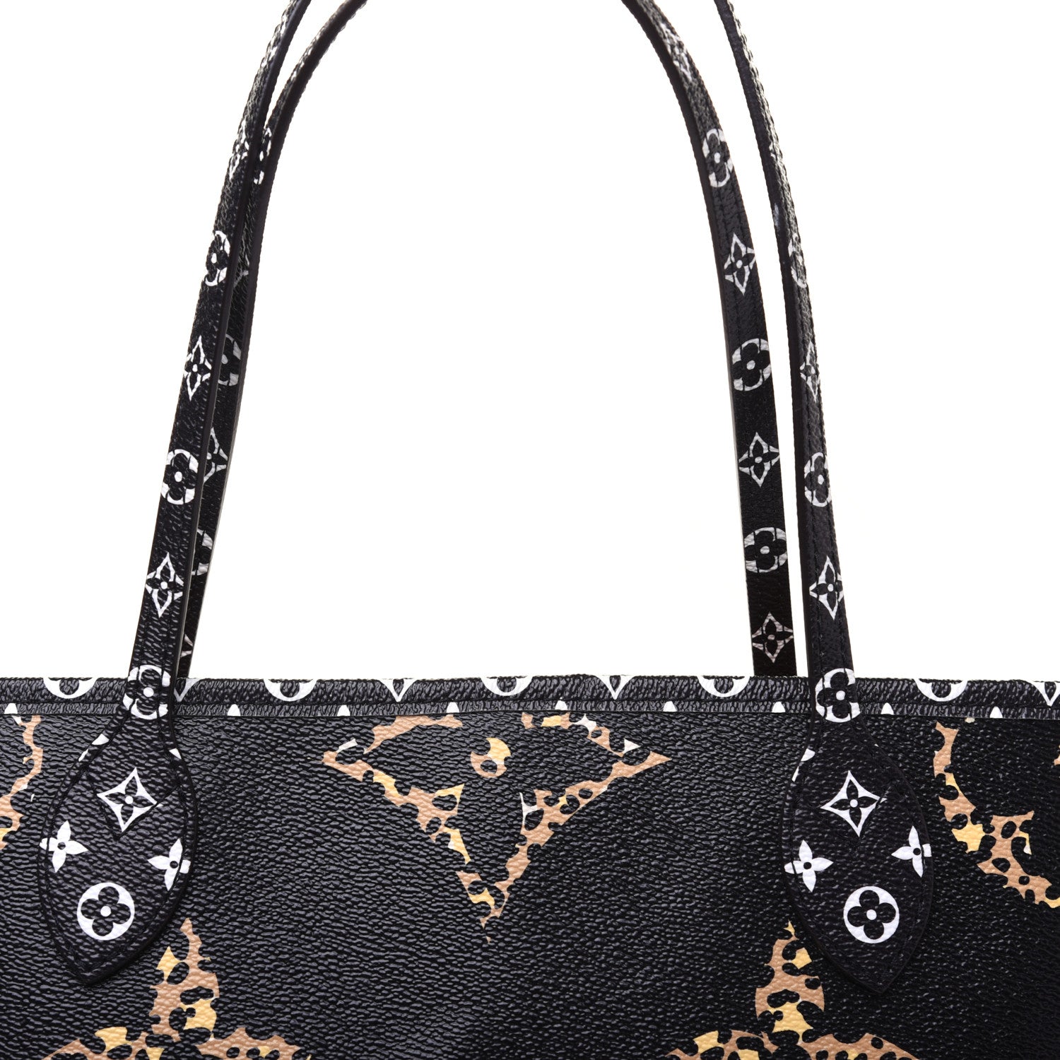 Louis Vuitton Monogram Giant Jungle Neverfull MM Black 13 of 14