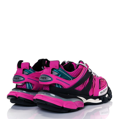 Balenciaga Mesh Fabric Womens Track Sneakers 41 Pink Black 4 of 8