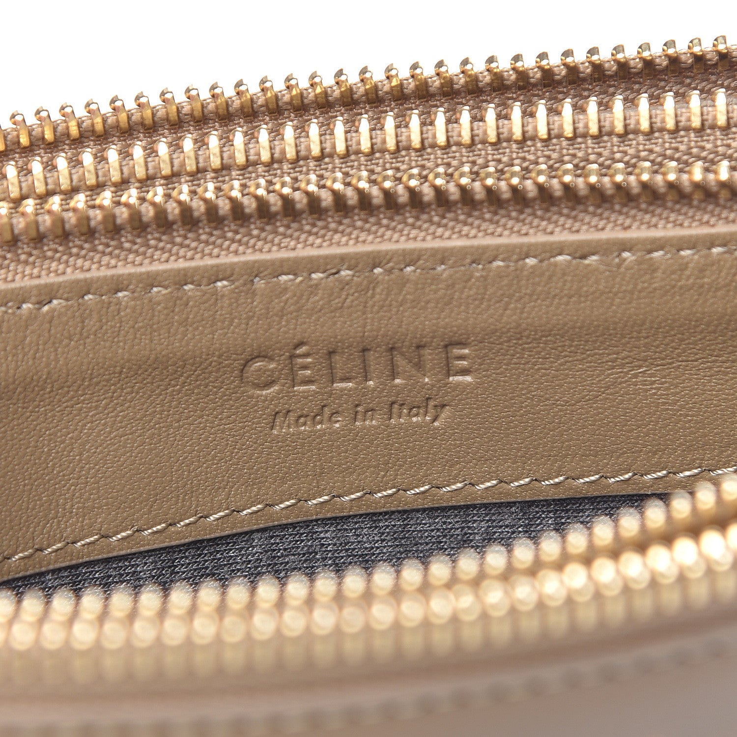 Celine Lambskin Small Trio Crossbody Bag Taupe 10 of 13