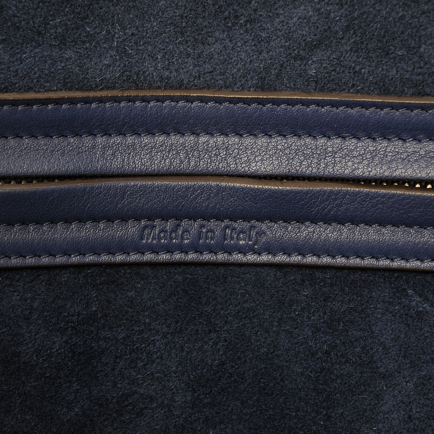 Supple Calfskin Medium Phantom Luggage Indigo