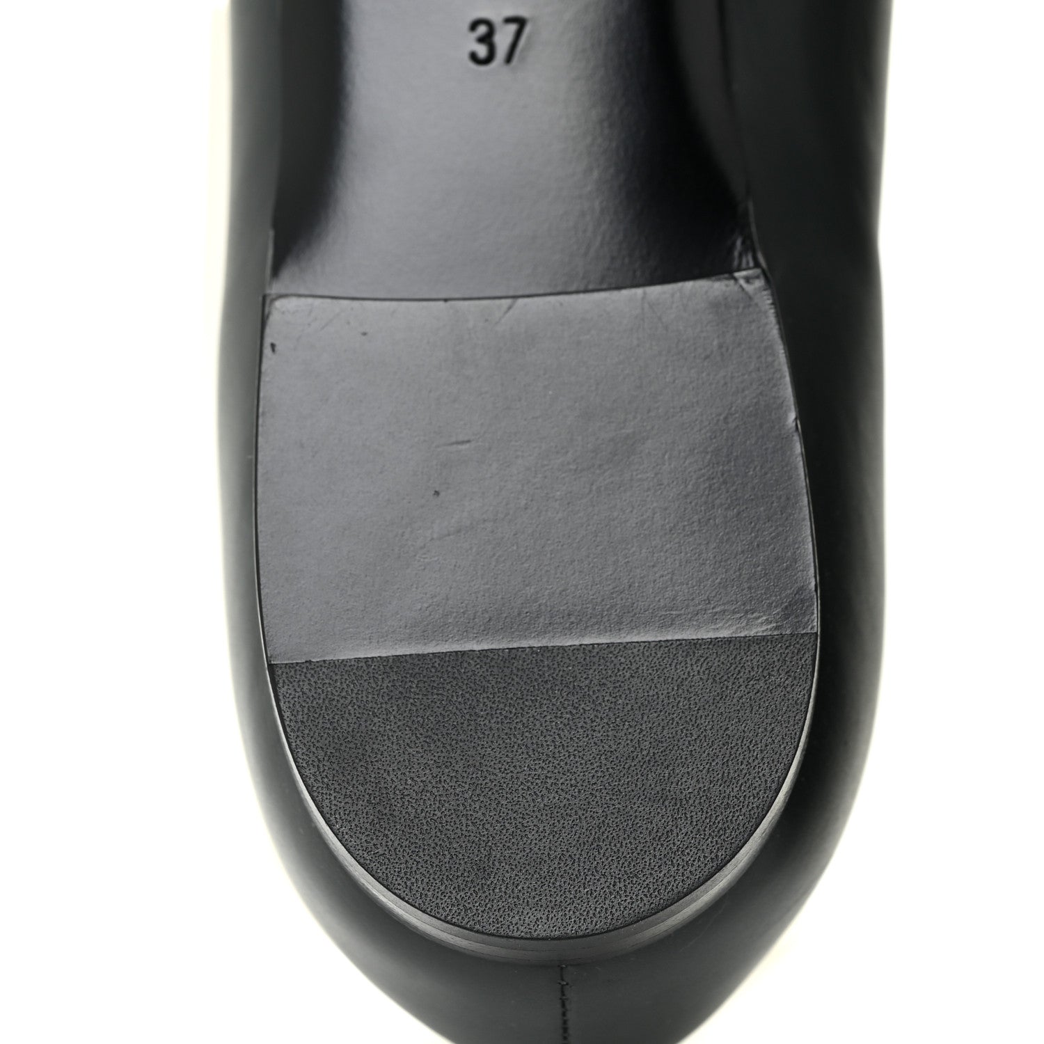 Chanel Lambskin Grosgrain Camellia Ballerina Flats 37 Black 6 of 17