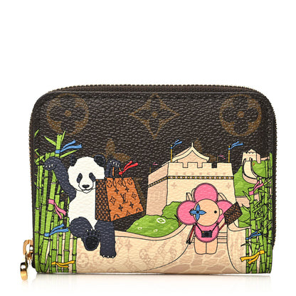 Louis Vuitton Monogram 2021 Christmas China Animation Zippy Coin Purse Myosotis Blue 1 of 8