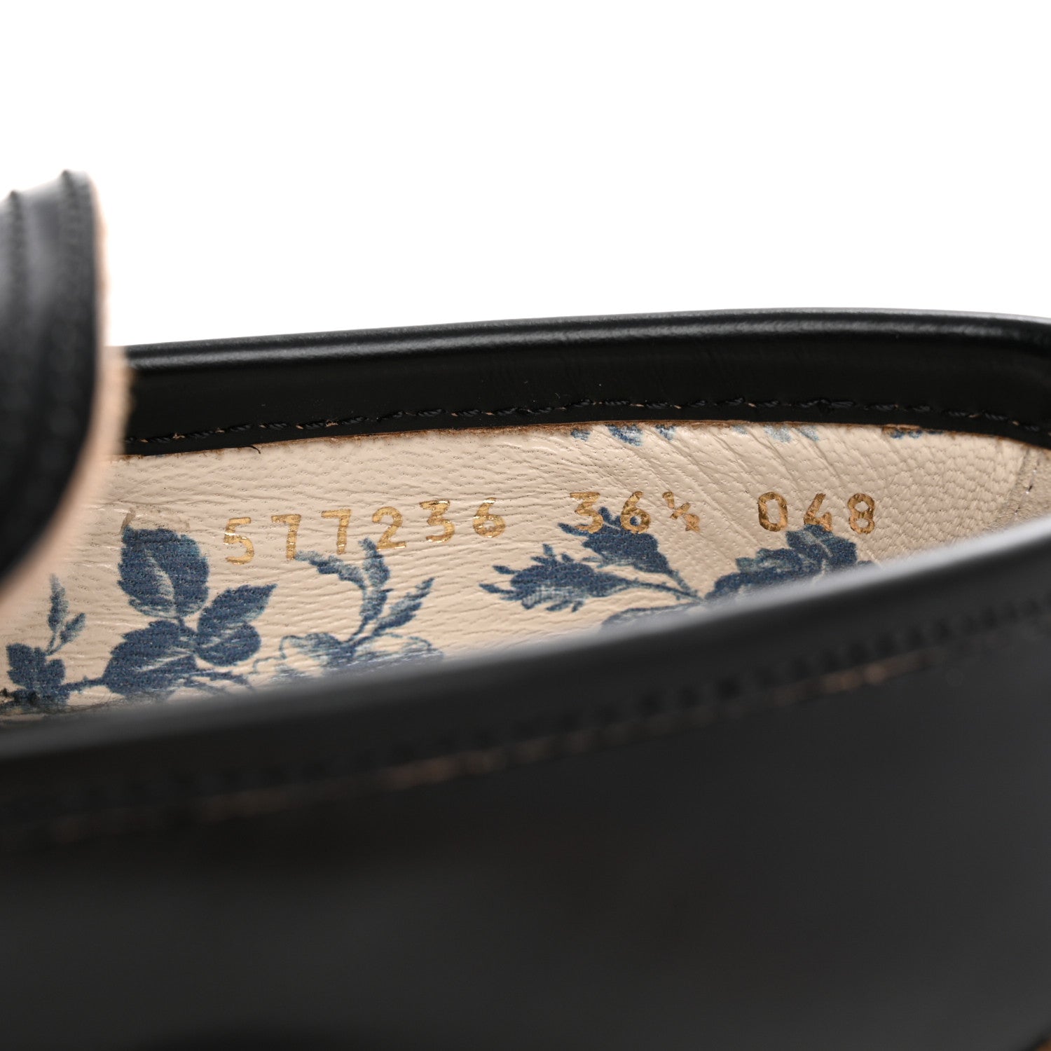 Gucci Cordovan Lux Womens Harald Horsebit 25mm Platform Loafers 36.5 Black 9 of 10