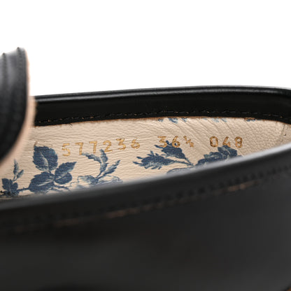 Gucci Cordovan Lux Womens Harald Horsebit 25mm Platform Loafers 36.5 Black 9 of 10