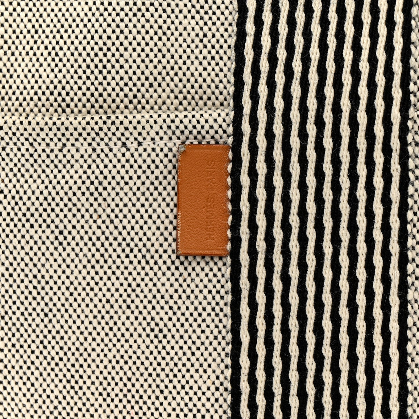 Canvas Fourre Tout MM Ecru Black