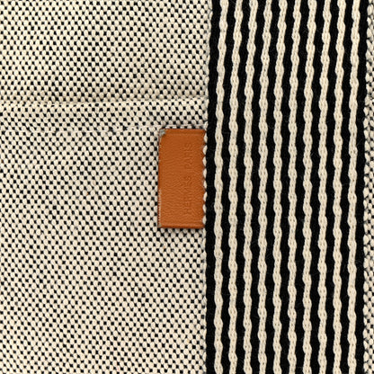 Hermes Canvas Fourre Tout MM Ecru Black 12 of 21