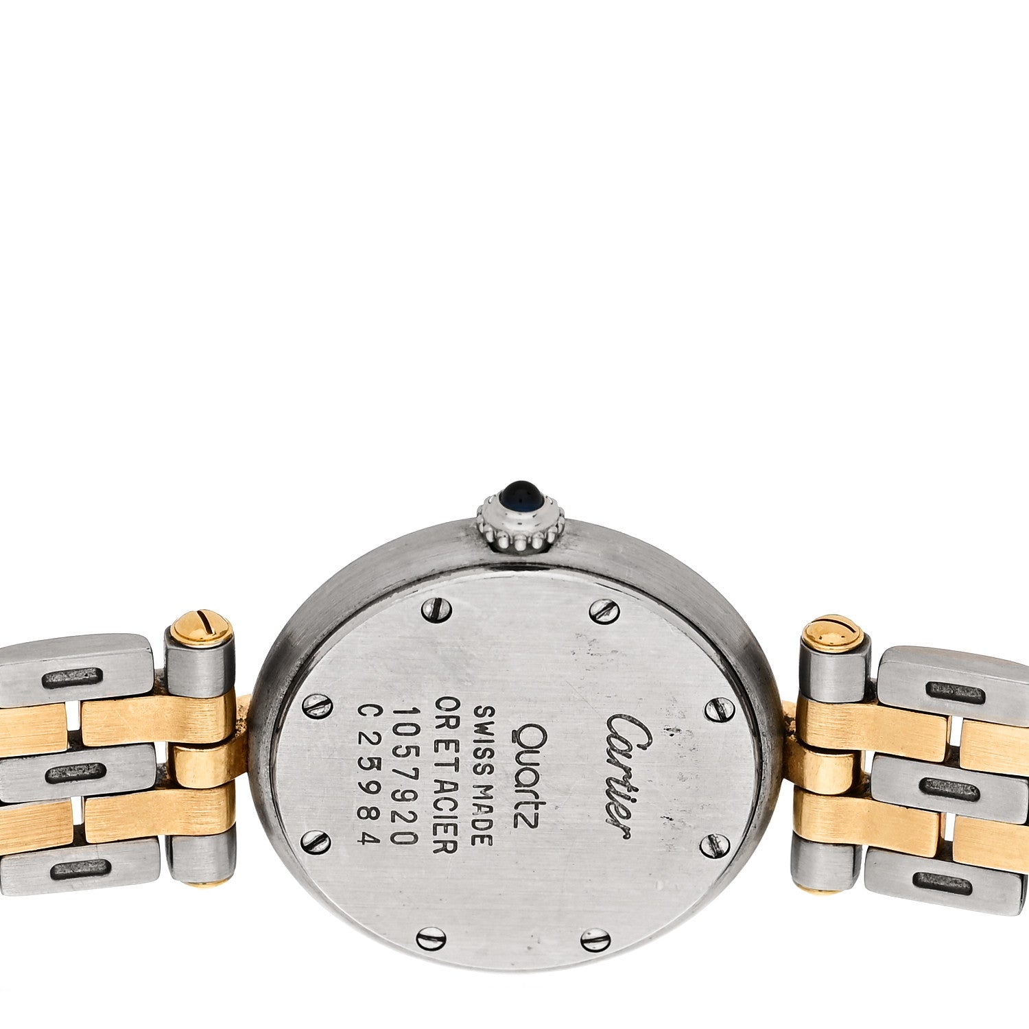 Cartier Stainless Steel 18K Yellow Gold 24mm Panthere Vendome Quartz Watch 4 of 4