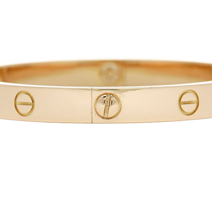Cartier 18K Yellow Gold LOVE Bracelet 17 7 of 7