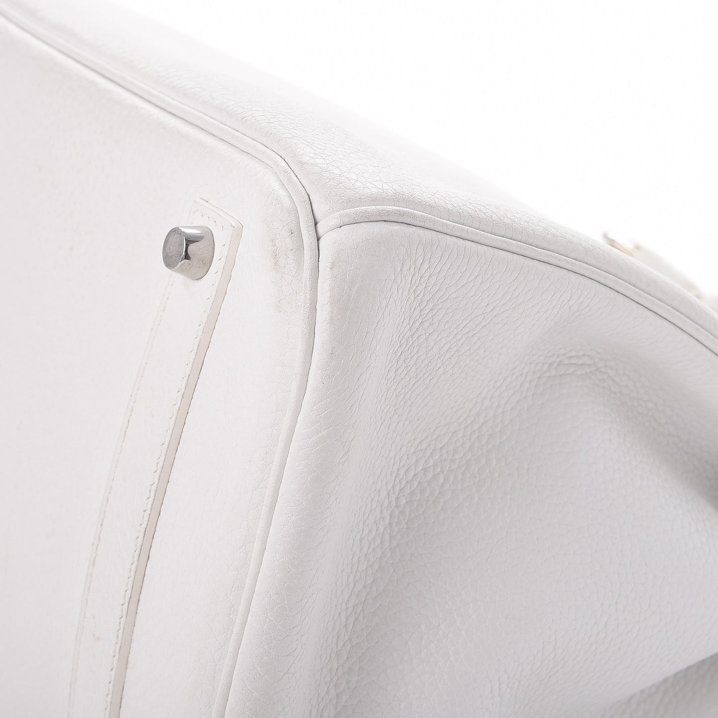 Taurillon Clemence Birkin 35 White
