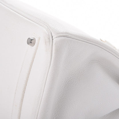 Hermes Taurillon Clemence Birkin 35 White 42 of 44