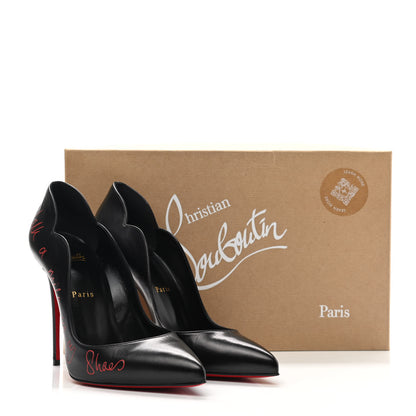 Christian Louboutin Kid Hottie Walkie 100 Pumps 40 Black 8 of 8