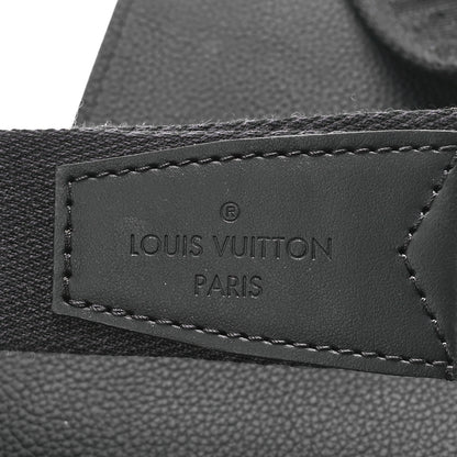 Louis Vuitton Grained Calfskin Aerogram Takeoff Sling Black 9 of 13