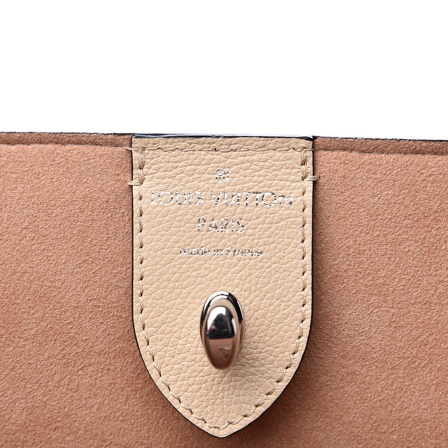 Calfskin Lockme Cabas Vanille Black