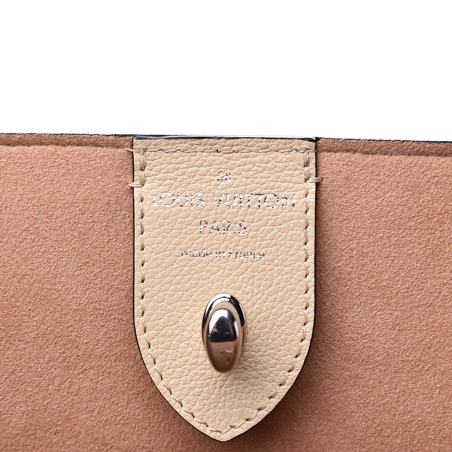 Louis Vuitton Calfskin Lockme Cabas Vanille Black 6 of 9