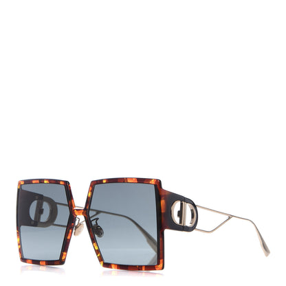 Christian Dior Acetate Square 30 Montaigne Sunglasses Tortoise 1 of 7