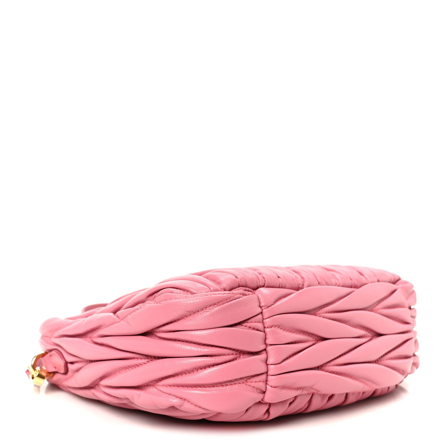 Miu Miu Nappa Matelasse Small Wander Hobo Pink 1884589 – FASHIONPHILE