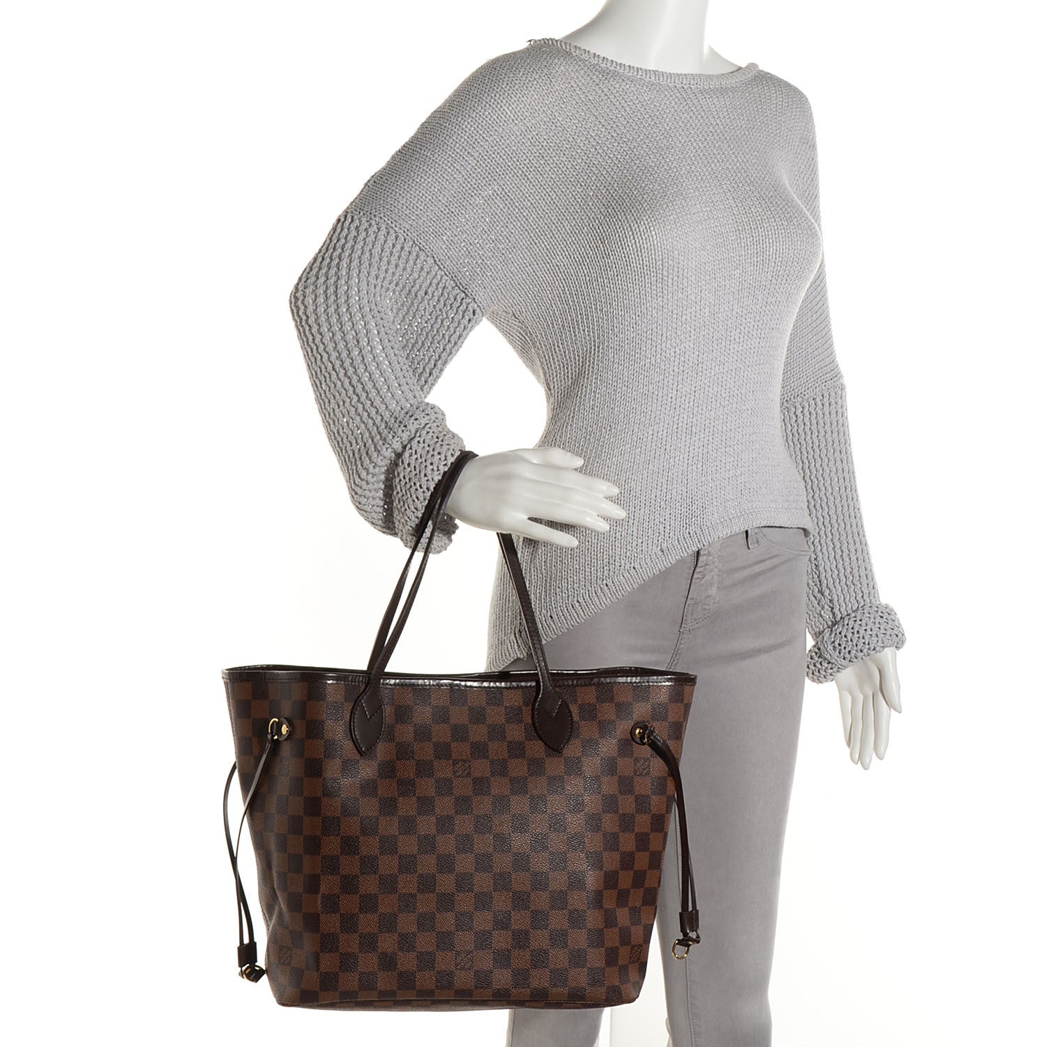 Louis Vuitton Damier Ebene Neo Neverfull MM 2 of 11