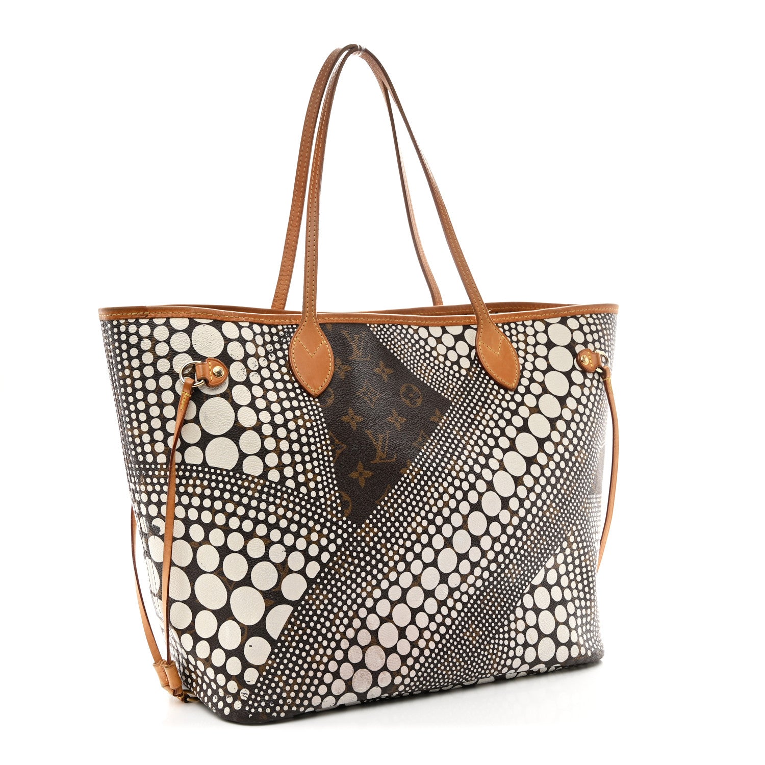 Louis Vuitton Monogram Kusama Waves Neverfull MM White 5 of 27