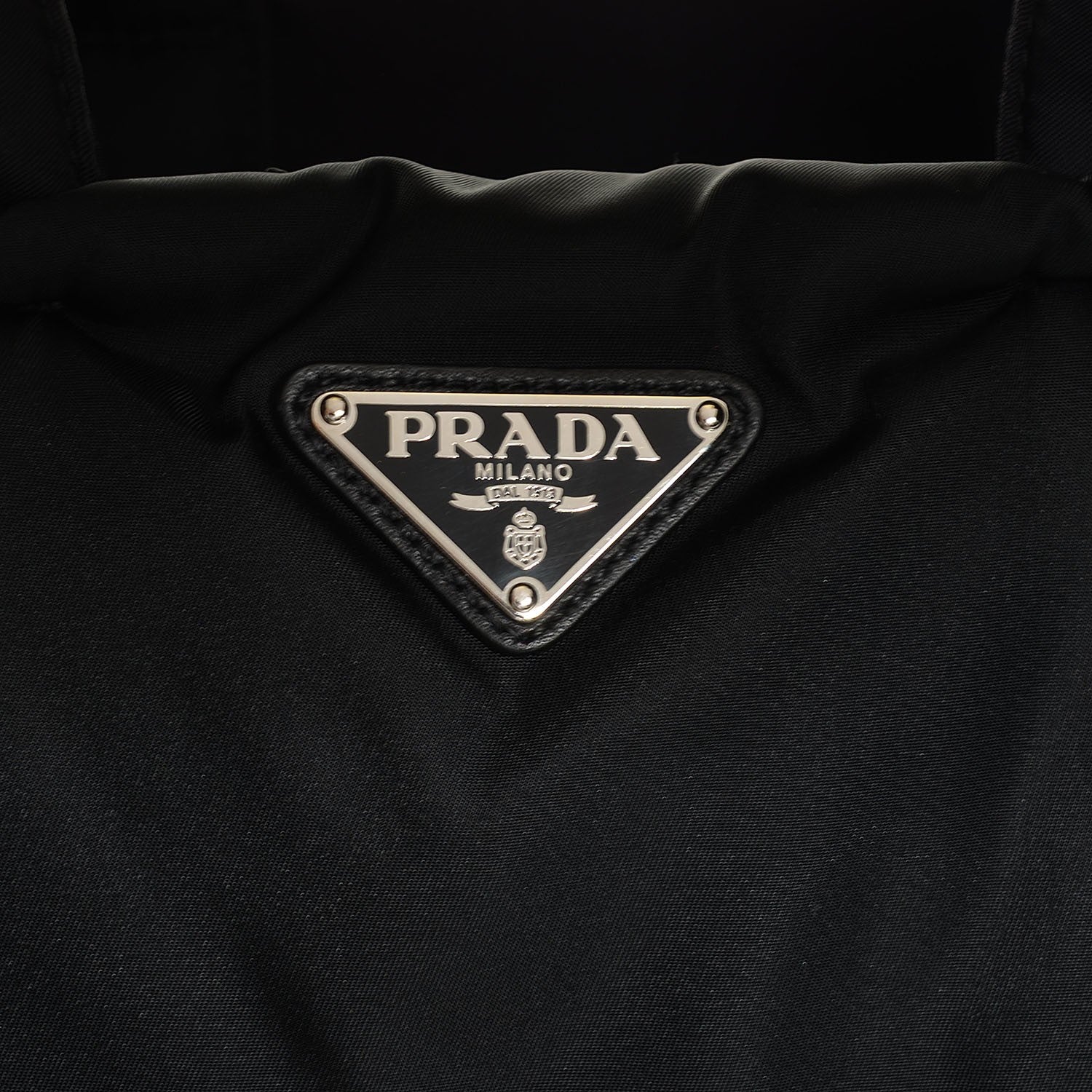 Prada Tessuto Nylon Bomber Tote Nero Black 18 of 18