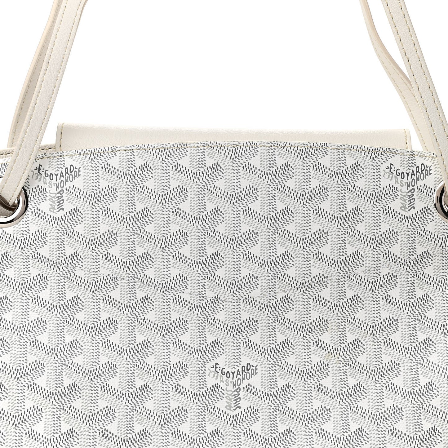 Goyardine Rouette PM White