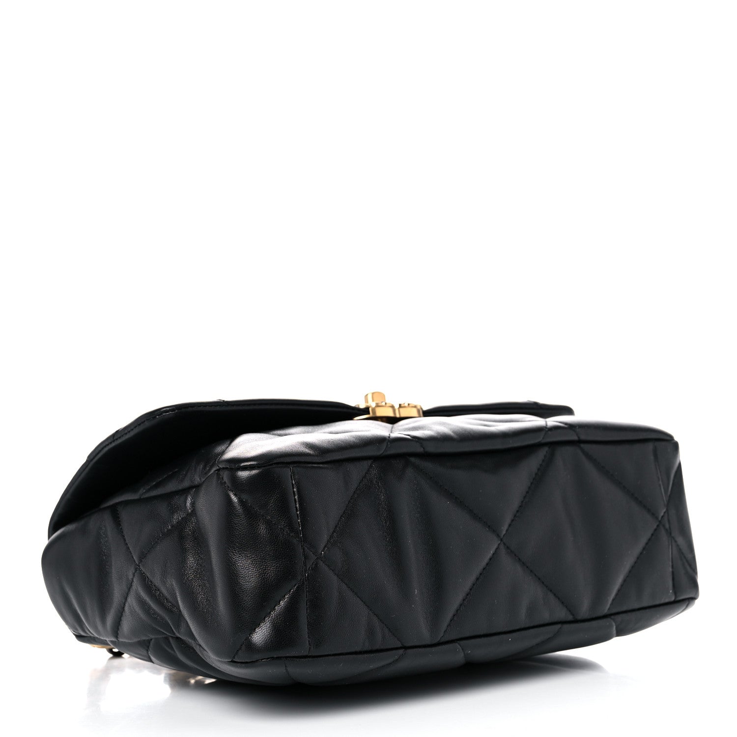 Chanel Lambskin Quilted Large Chanel 19 Flap Black 4 of 11